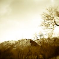 Lensbaby Mountain - Sepia Winter | Blurbomat.com
