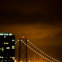 Bay Bridge Lens Flare - San Francisco | Blurbomat.com