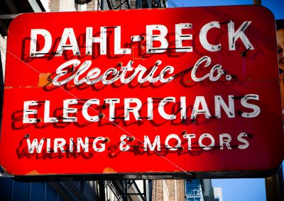 Dahl - Beck - San Francisco neon sign in Cole Valley | Blurbomat.com