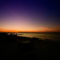 Isla Mujeres Filtered Sunset | Blurbomat.com