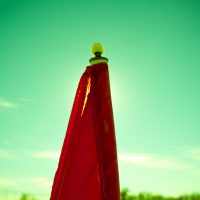 Red Flag of Winter | Blurbomat.com