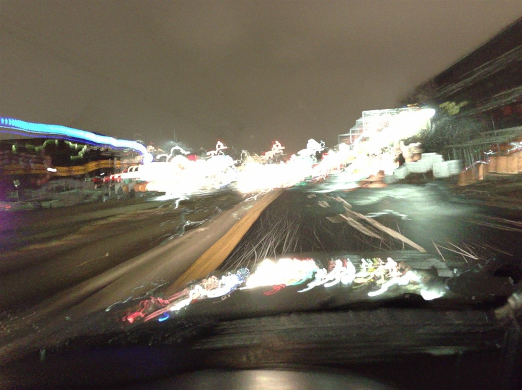 One or Two Seconds of Driving in a Snowstorm