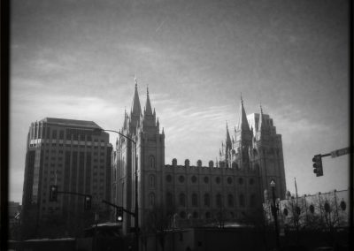 Salt Lake LDS Temple Catching Morning Rays | Blurbomat.com