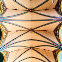 Accordion Ceiling: Inside the Cathedral of the Madeline | Blurbomat.com