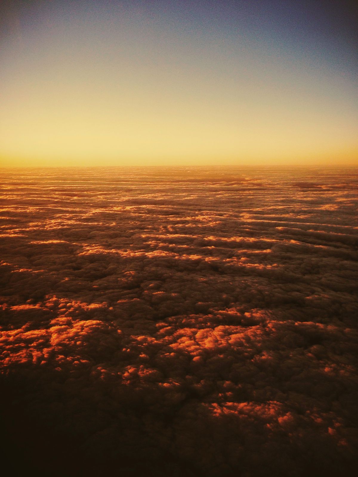 Flying Over the Cloud Sea