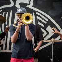 Let it slide Street musician playing trombone in New Orleans | Blurbomat.com
