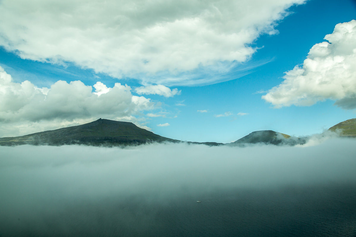Layers of clouds in the Faroe Islands. by Jon Armstrong for Blurbomat.com. 