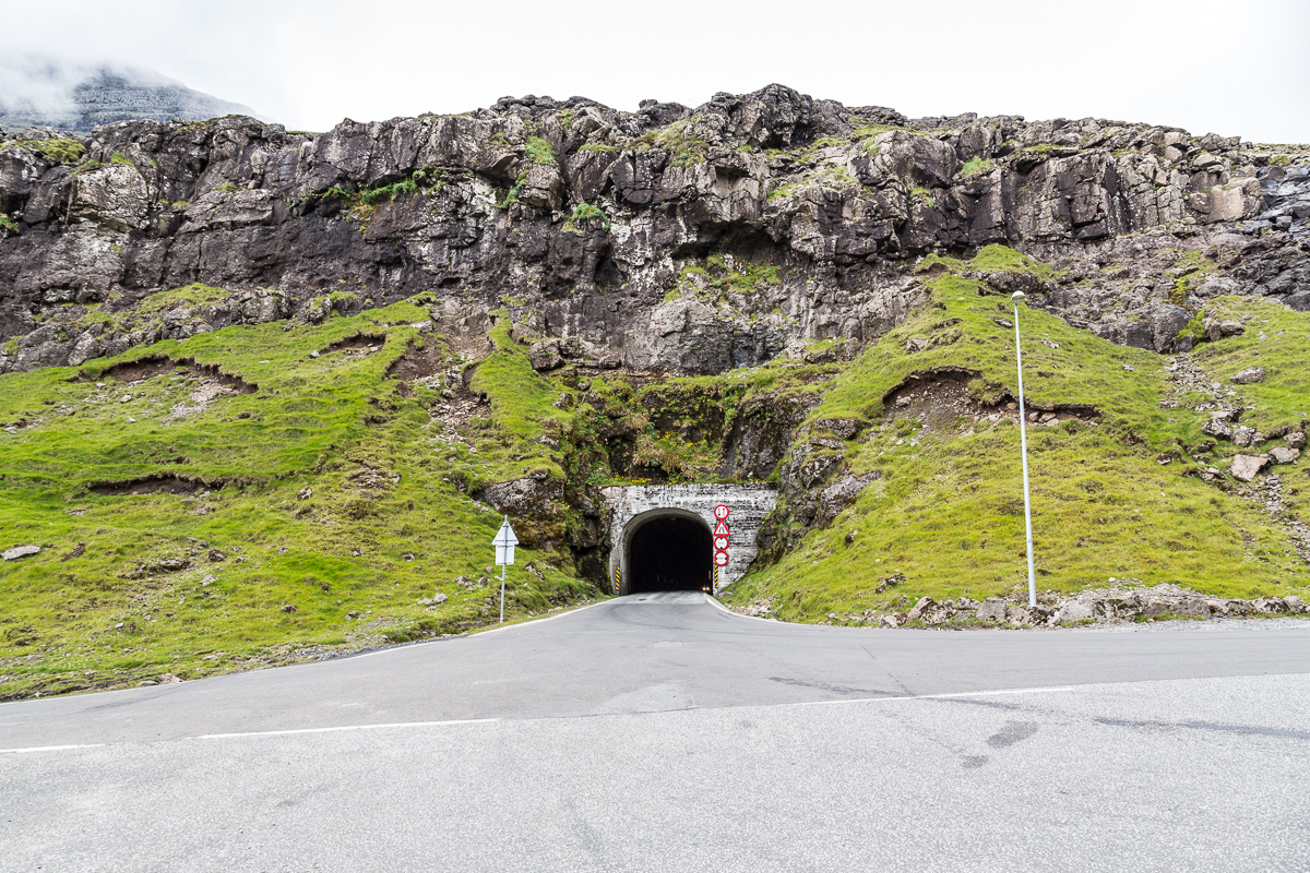 Tunnel entrance on Borðoy by Jon Armstrong for Blurbomat.com.