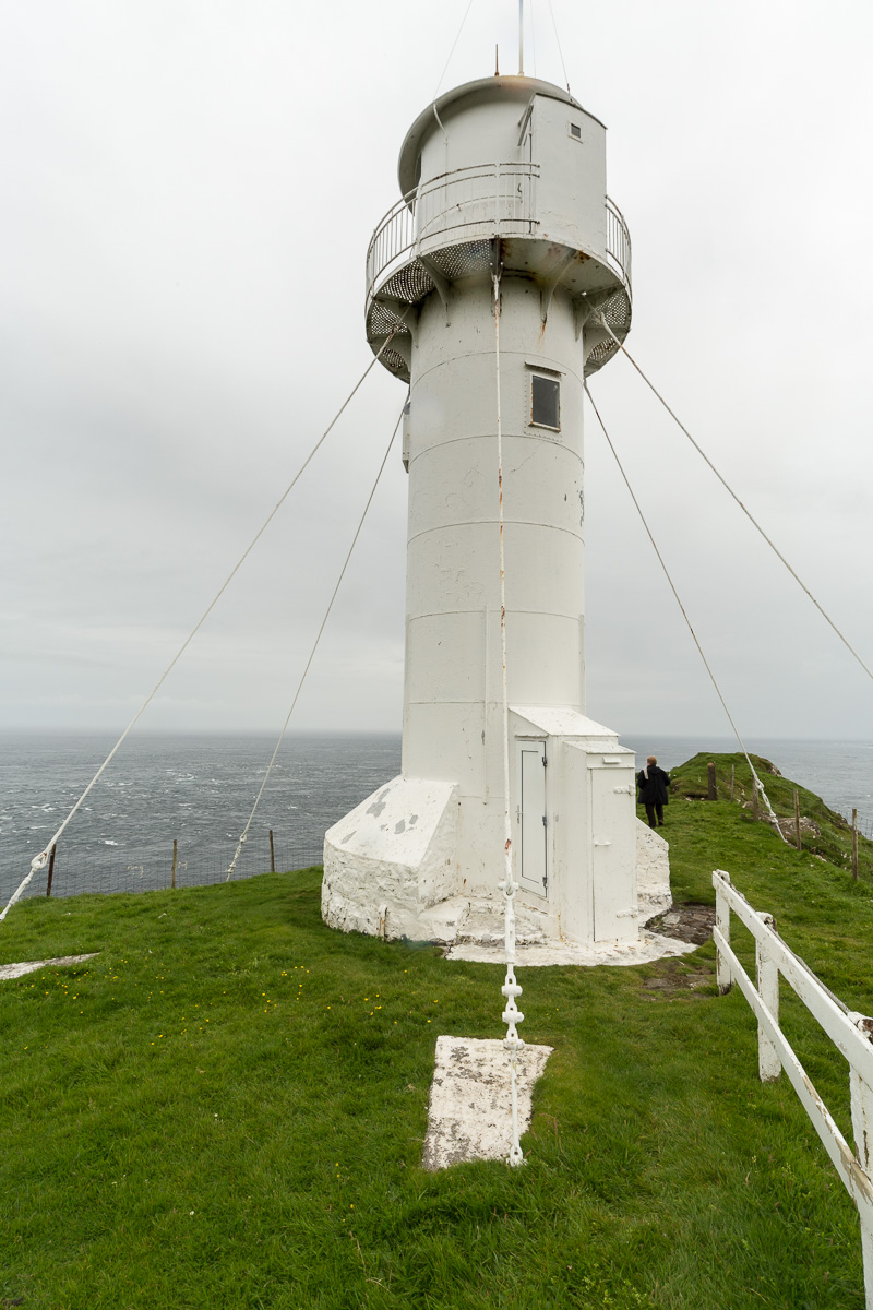 Lighthouse Moored by Six Cables