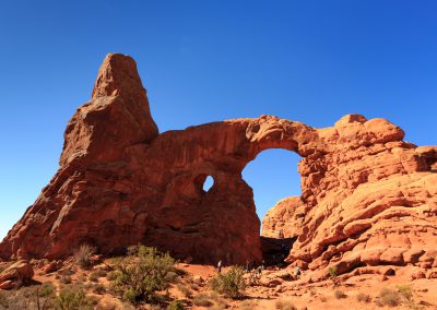 Turret Arch, Arches National Park. October, 2016.